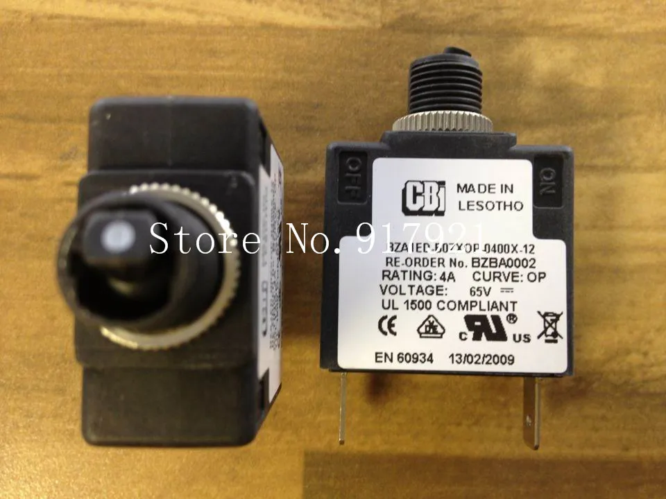 

[ZOB] CIRCUIT BREAKER BZBA0002 1P4A imported equipment breaker 65VDC genuine original --10PCS/LOT
