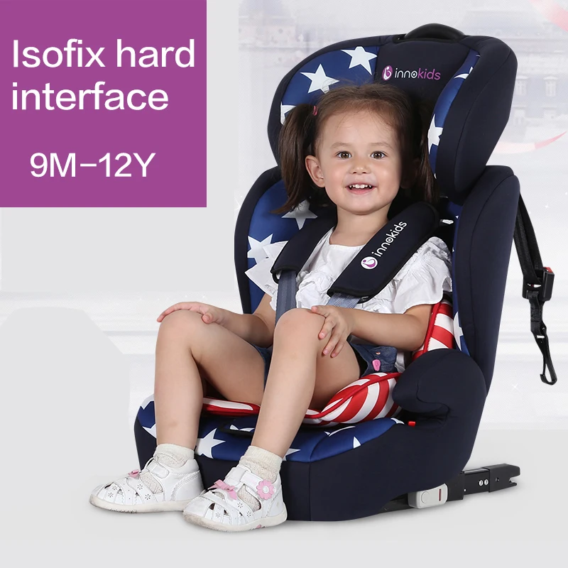 Child Car Safety Seat Portable Travel Baby Car Seat Chair ISOFIX Hard