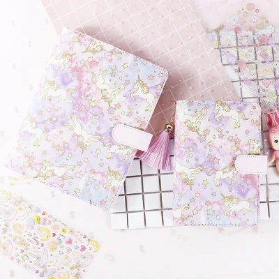 Fantacy Cute Unicorn Notebook Spiral Notebook 6 Ring Binder a5 Notebook Blank/Dot Grid Notebook a6 Book Cover Planner Cover Fantacy Cute Unicorn Notebook Spiral Notebook 6 Ring Binder a5 Notebook Blank/Dot Grid Notebook a6 Book Cover Planner Cover