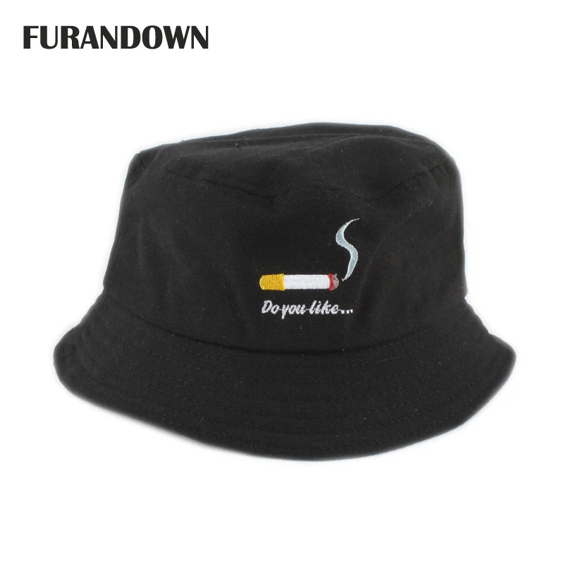 Панама с вышивкой для мужчин и женщин шляпа в стиле хип хоп летняя|bucket hat|bucket hat