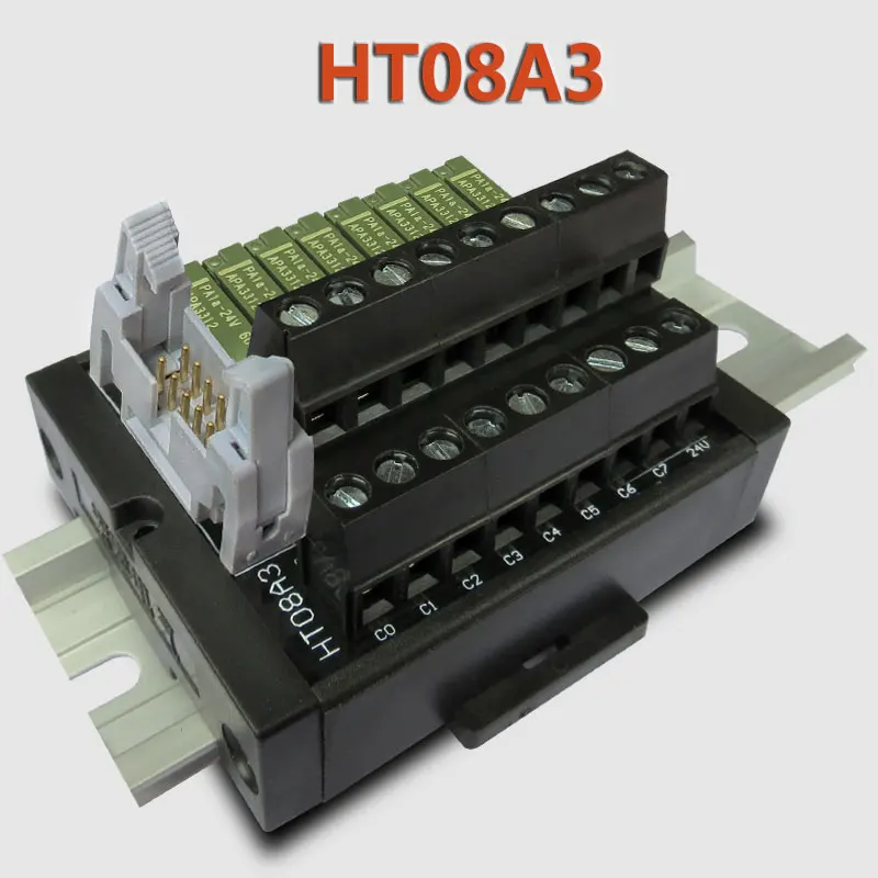 

One-to-one Output of HT08A3 from PLC Amplifier Board of Terminal Stage of 8-way Relay Module