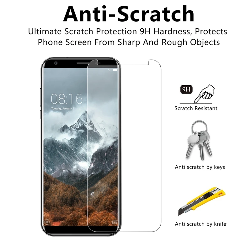 2 шт. 2.5D 0,26mm 9 H премиум-класса из закаленного Стекло для Oukitel K5 Экран протектор из закаленного стекла, Защитная пленка для OUKITEL K5 5,7"