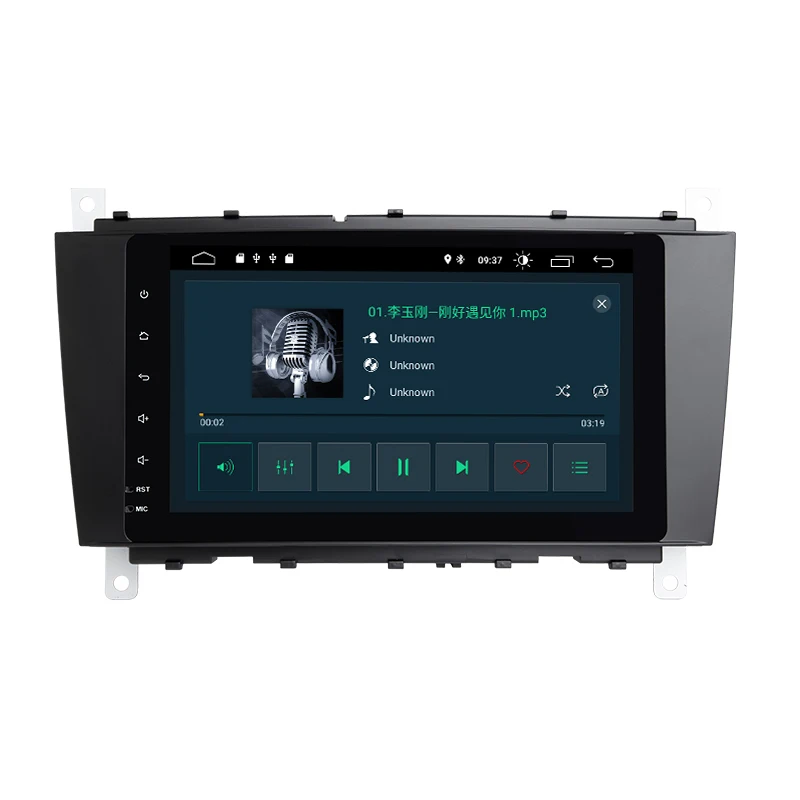 Xonбогатый автомобильный мультимедийный плеер 2 Din Android 9 0 для Mercedes BenzC класс CLC W203 2004