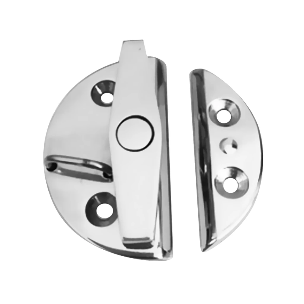 2 Pieces 316 Stainless Steel Twist Lock Round Marine Boat Door Catch Latch