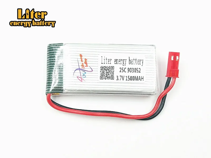 3,7 V 1500 mAh Центральная церковь 887 дистанционного управления самолета 903052 25c нам литиевая батарея 3,7 V 1500 mAH GSP Linda T05