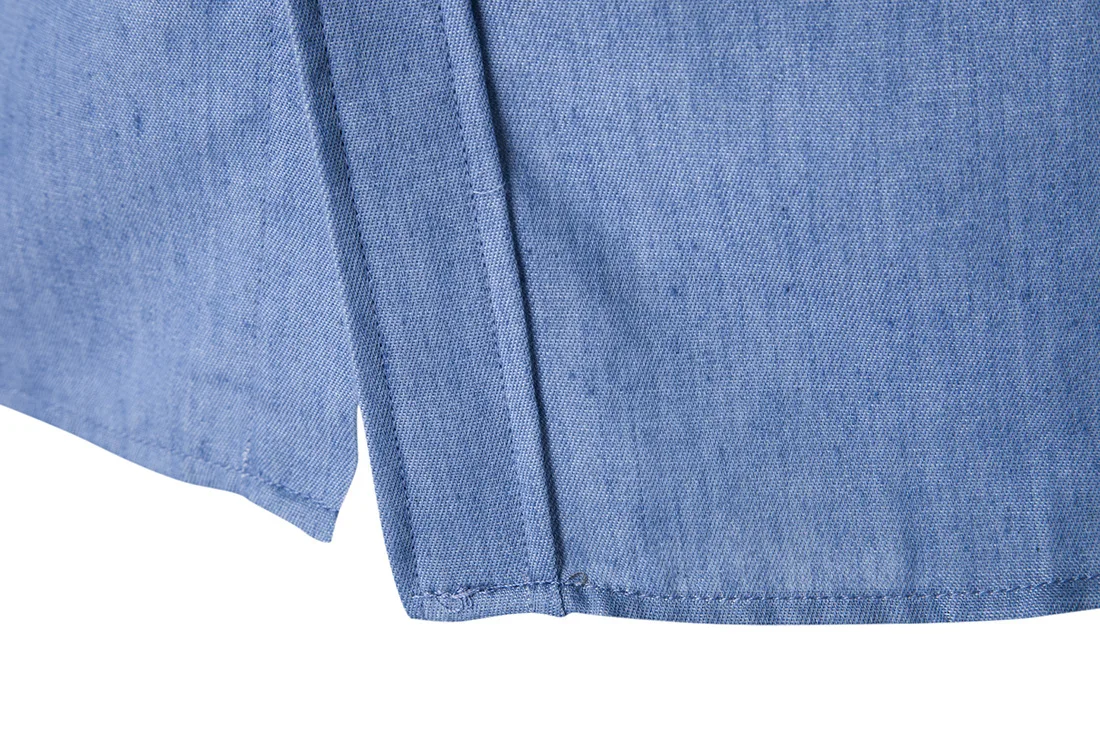 Новые мужские повседневные кожаные рубашка с длинными рукавами, Ebay корейской версии джинсовая рубашка взрыв мужские платье французские