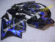 Hot Sales,For Honda CBR600 F3 97 98 Parts CBR 600 F3 1997 1998 CBR600F3 Blue Flame Motorcycle Fairing Kits (Injection molding)