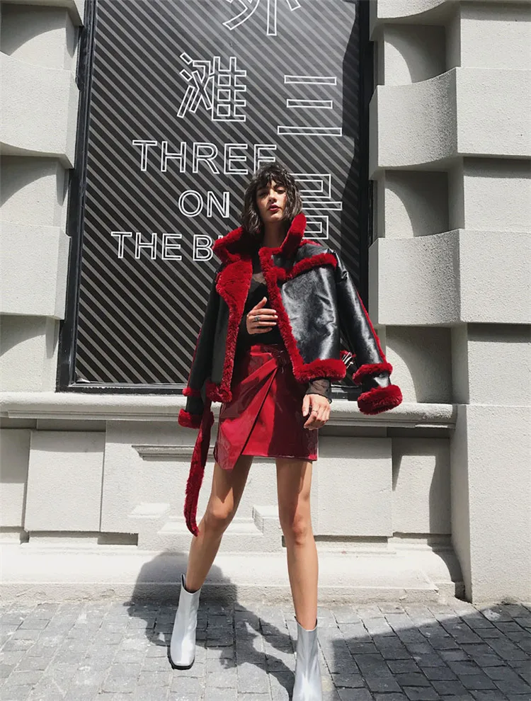 Стиль высокого класса модное женское пальто из искусственного меха 17C10