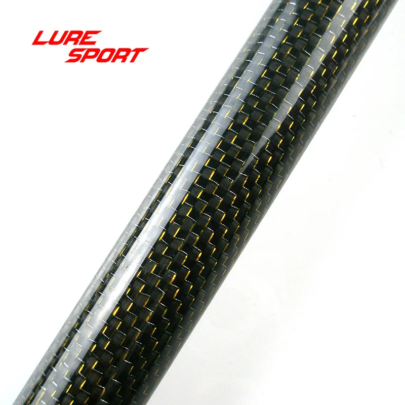 LureSport цветная нить тканая углеродная трубка 50 см стержень пустая удочка