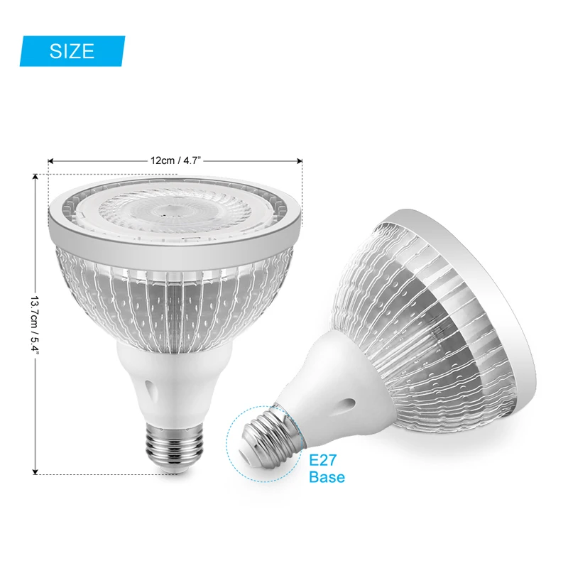 20 Вт E27 COB LED лампа PAR38 прожектор для домашнего освещения 1600LM 38 градусов угол луча
