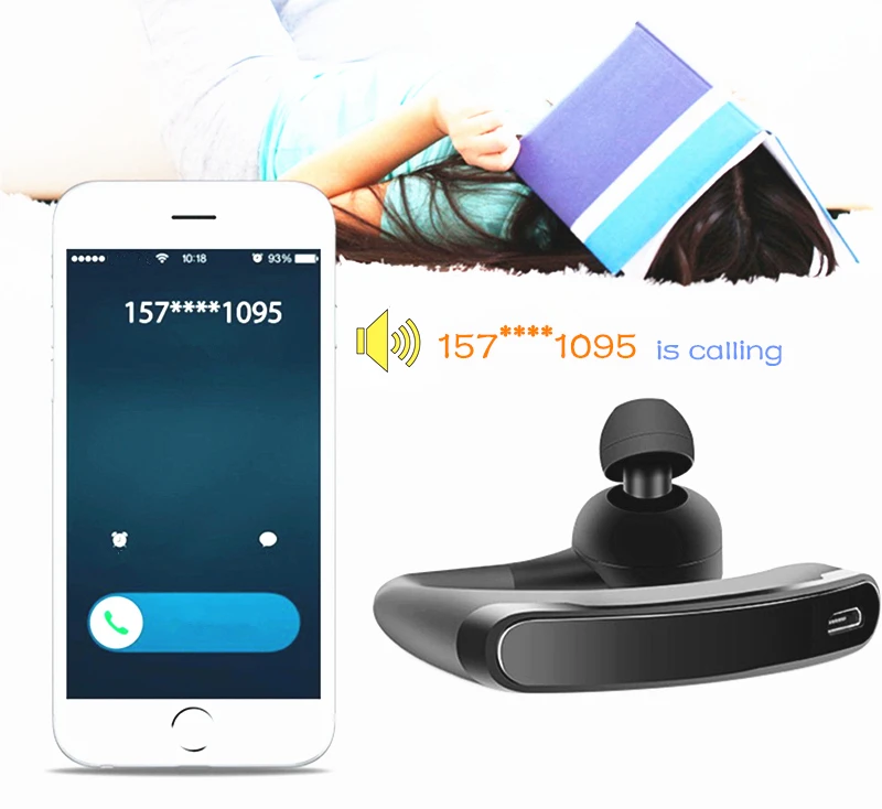 Twins Wireless Pairs Couple Bluetooth Headset Headphones Office Bluetooth Earphone Voice Control Noise Cancelling Music Earbud  (1)