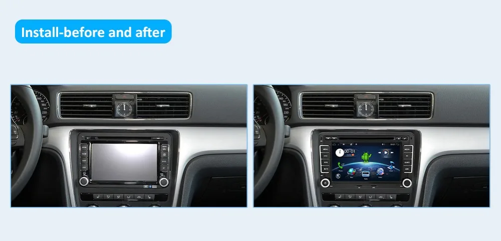 Best Bosion 2 din  Octa core Android 8.1 Car DVD Player GPS for Volkswagen Passat CC Polo GOLF 5 6 Touran EOS T5 Sharan Tiguan Radio 4