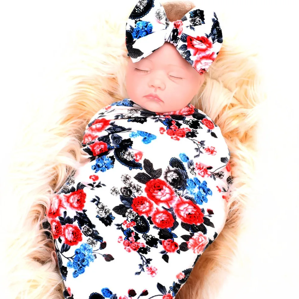 Muslin Blanket Soft Elastic Baby Infant Newborn Blanket Baby Wrap Baby