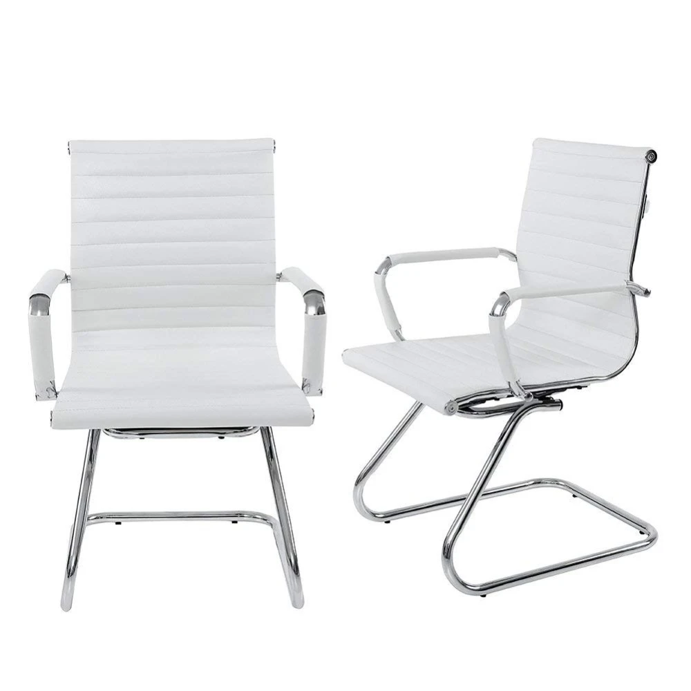 Wahson Heavy Duty Leather Office Guest Chair Mid Back Sled Reception Conference Room Chairs Set Of 2 Wahson Heavy Duty Leather Office Guest Chair Mid Back Sled Reception Conference Room Chairs Set Of 2
