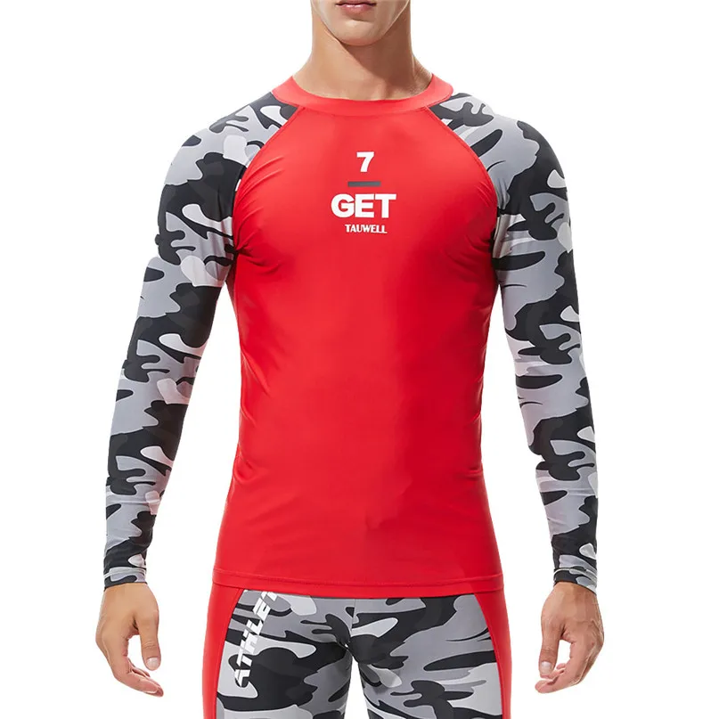 UV Protect Surfing Rash Guard Men Swimwear Long Sleeve Swimsuit Mens Rashguard Surf Shirt For Swimming Sailing Diving Wetsuits 2 (8)