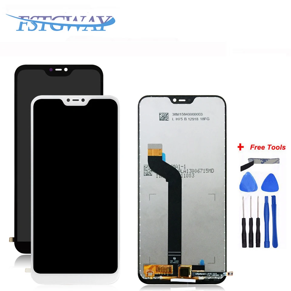 

For Xiaomi Redmi 6 Pro Full LCD DIsplay +Touch Screen Digitizer with Frame Assembly For Xiaomi Mi A2 Lite LCD 100% Tested+Tools