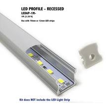 10pcs1m типа U 15 мм монтаж алюминиевых светодиодный профиль и слот для светодиодный полосы света 10-12 мм для светодиодный бар