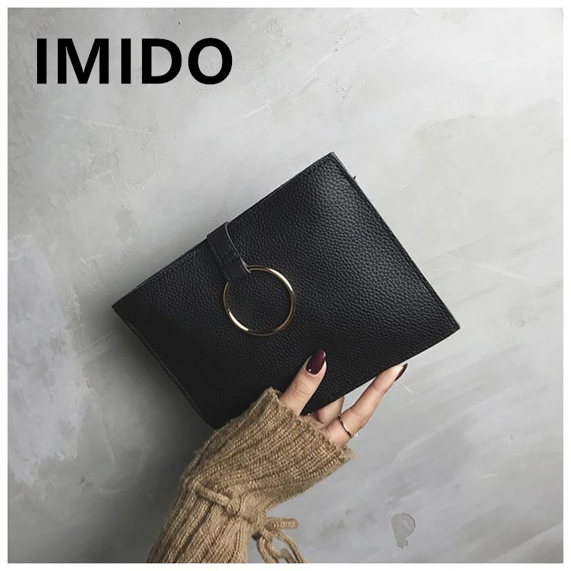 IMIDO 2019 летний бренд большая емкость PU ручная работа Повседневная модная