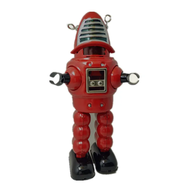 [Funny] взрослая Коллекция Ретро заводная игрушка металлическая жестяная космическая Механическая планета пули робот заводные игрушечные фигурки модель детский подарок