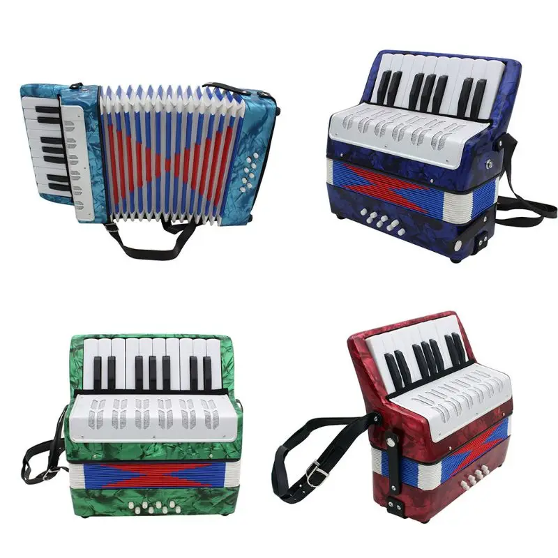 

IRIN 17 Key Professional Mini Accordion Educational Musical Instrument for Kids Adult