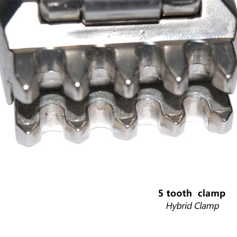 Günstige 1 pc Hybrid Clamp für Tennis Squash Badminton Schläger Basis Clip mit 5 Zahn Clamp Maschine Zubehör Universal Clip Werkzeuge