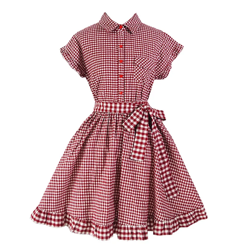 Vestido de festa, Новое поступление, горячая Распродажа, хлопковые винтажные свободные,,, повседневные платья в стиле Лолиты в стиле ретро, два платья