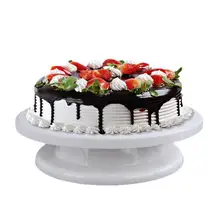 Пластиковый поворотный стол для торта, вращающийся нож для торта, пластиковый нож для теста, мешок для крема, кондитерский мешок, насадка, подставка для пирожных, инструменты для украшения торта