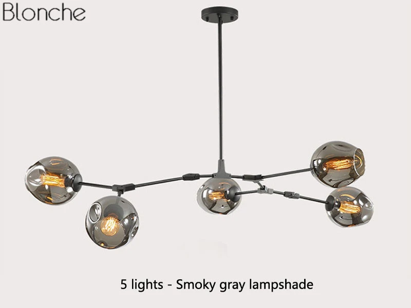 Современная люстра в скандинавском стиле, промышленная светодиодная лампа, Потолочная люстра, освещение для гостиной, спальни, кухни, подвесные светильники