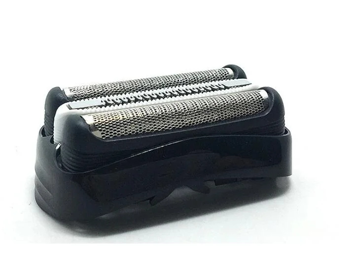 Cortador de Cabeça de Barbear Barbeador para Braun Grade de Malha Preto Foil Series 3000 3 320 330 340 380 390 3090cc 350cc s Cassete 32b &