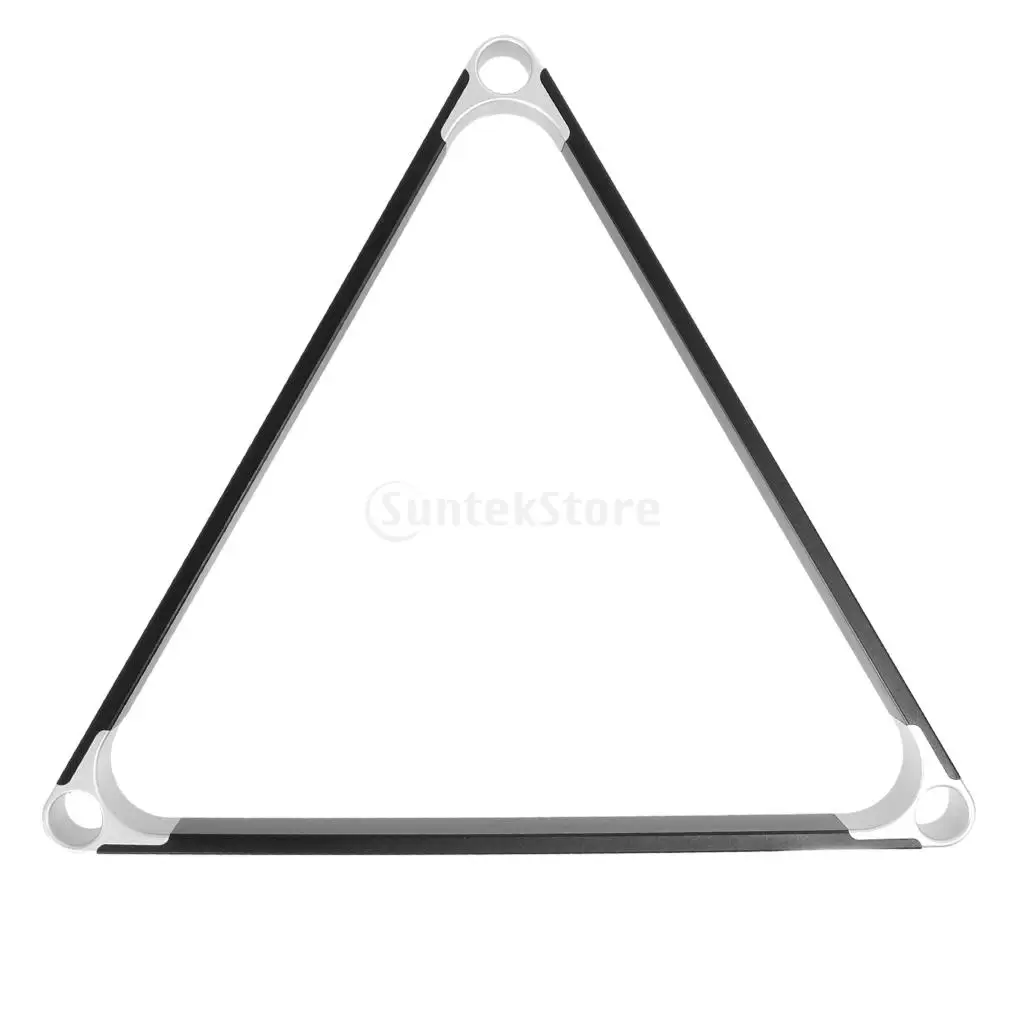 

Black Stainless Steel Triangle Shape Pool/Billiard Table 8-Ball Rack Holder
