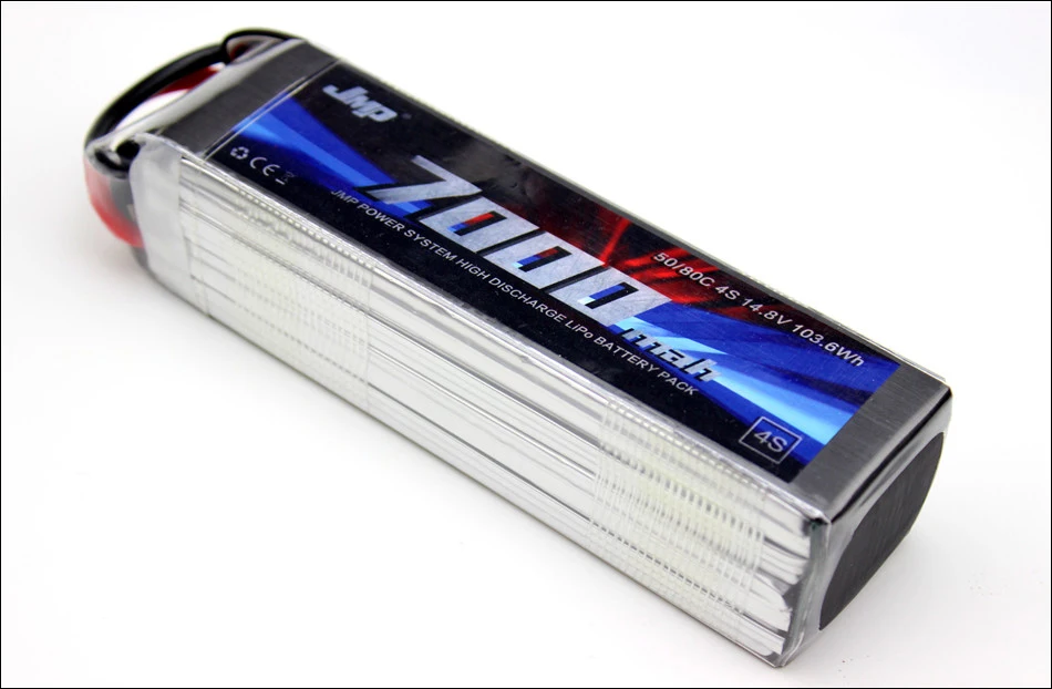 2 шт. JMP Lipo батарея 4S 7000mAh 14 8 V аккумулятор 60C для 1/5 автомобиля 1/8 RC автомобиль Traxxas X