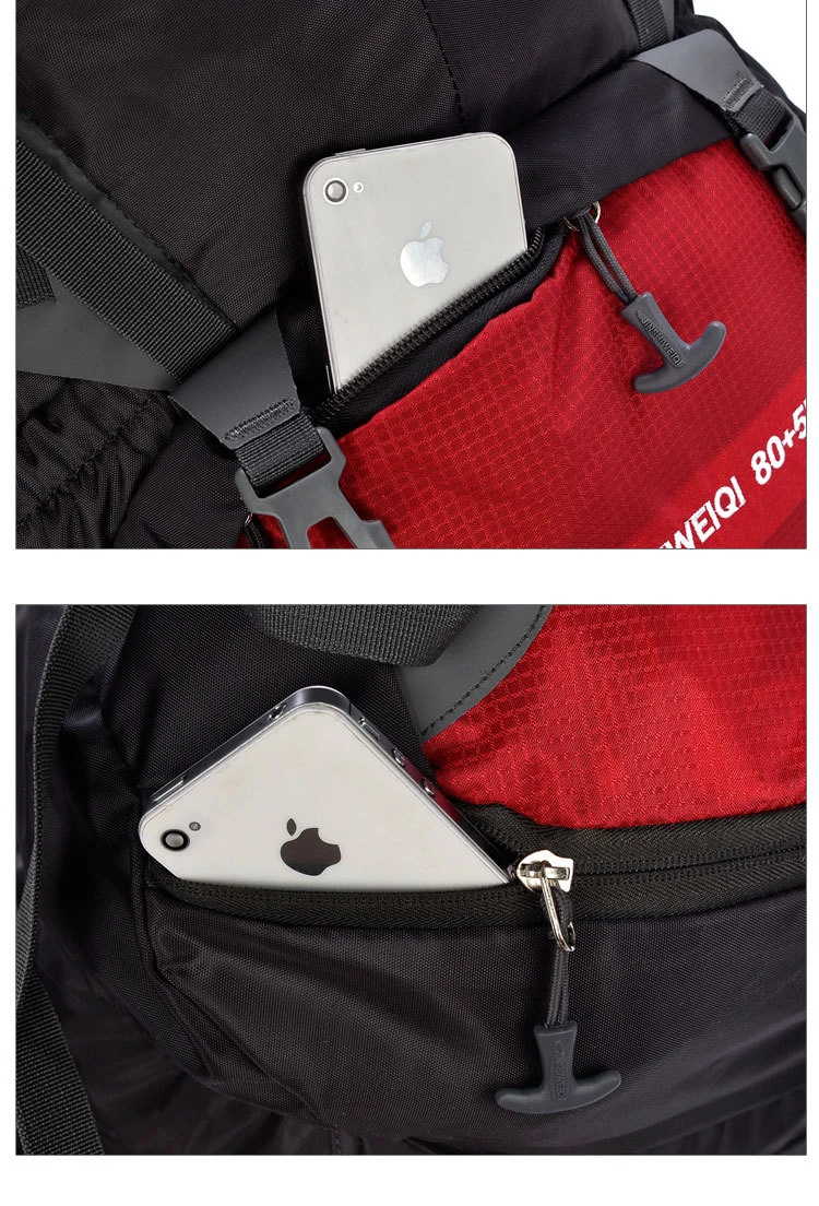 Bolsa de Acampamento 85l ao ar Quente Grande Livre Mochila Unisex Viagem Multi-purpose Escalada Mochilas Caminhadas Capacidade 15 Esporte e Lazer