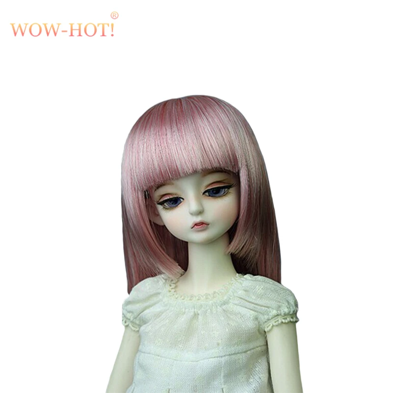 WOWHOT 1/4 Bjd SD парики для кукол высокотемпературный провод длинные прямые