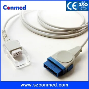

10pcs/lot Compatibe New GE 11pin ( Nellcor Module) to DB9PIN Spo2 Extension Cable Spo2 Adapter Cable with CE approved