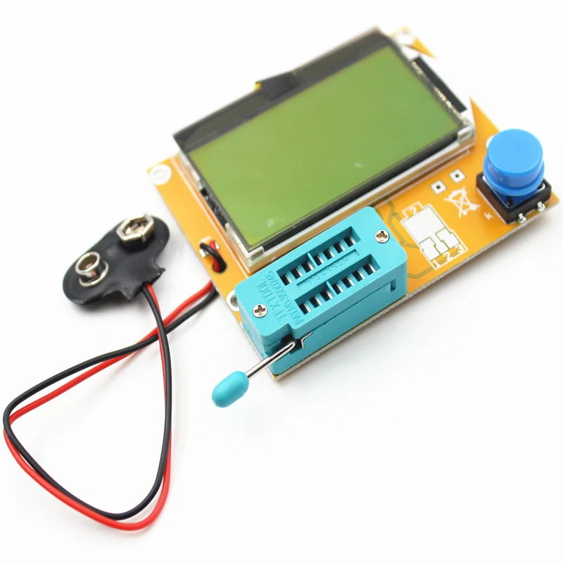 Цифровой транзистор-тестер MOS/PNP/NPN LCR 12864 9V с ЖК-экраном | Инструменты