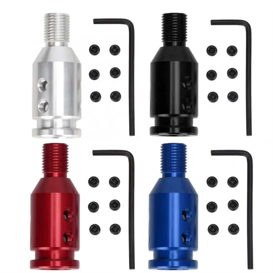 Universal รถ Shift Knob Adapter สำหรับเกลียว Shifters 12x1.25