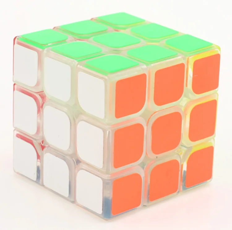 YJ Yongjun GuanLong 3x3x3 волшебный куб Guan длинная головоломка для начинающих прозрачные игрушки для тела для детей