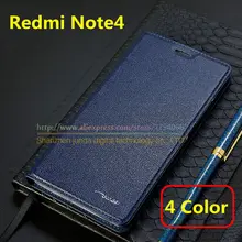 For Xiaomi Redmi Note 4 Original Tscase Brand Real Genuine Leather Cow Skin Luxury Phone Flip Cover Case For Xiaomi Redmi Note4