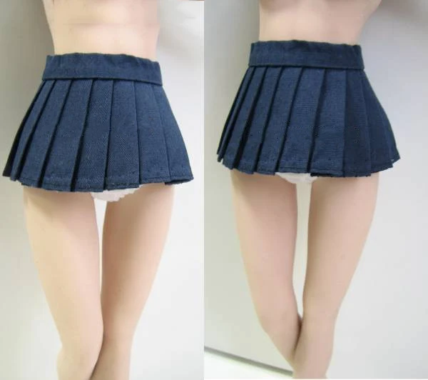 1/6 Scale Short Pleated Skirt Female Clothes for 12 inches UD PH Body Figures 1