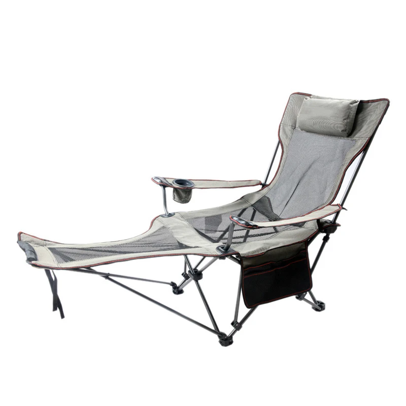 

Fishing Lay Down Chair Portable Folding Beach Chairs Pocket Bottle Seat Camping 150kg Movable Breathable Net Chairs with Bag