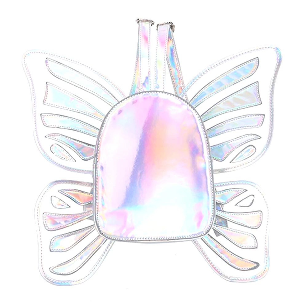 Новые женские сумки модные бабочки Крылья Ангела рюкзак из искусственной кожи Повседневный Рюкзак Дорожная сумка для женщин школьный рюкзак для девочек
