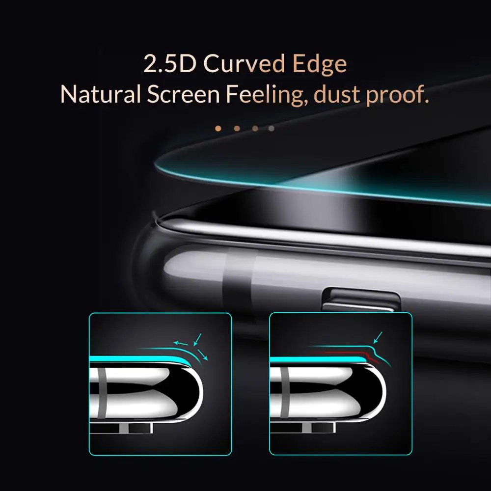 ORICO 2PCS Gehärtetem Glas Screen Protector für iphone 6 7 8 9H Härte Schützende Front Film Glas Au