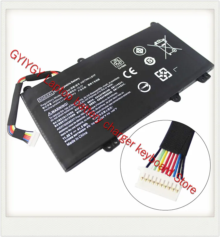 Аккумулятор SG03XL для HP Envy M7 U U000 U009DX 17 U011NR 17T U163CL U177CL|Аккумуляторы ноутбуков| |