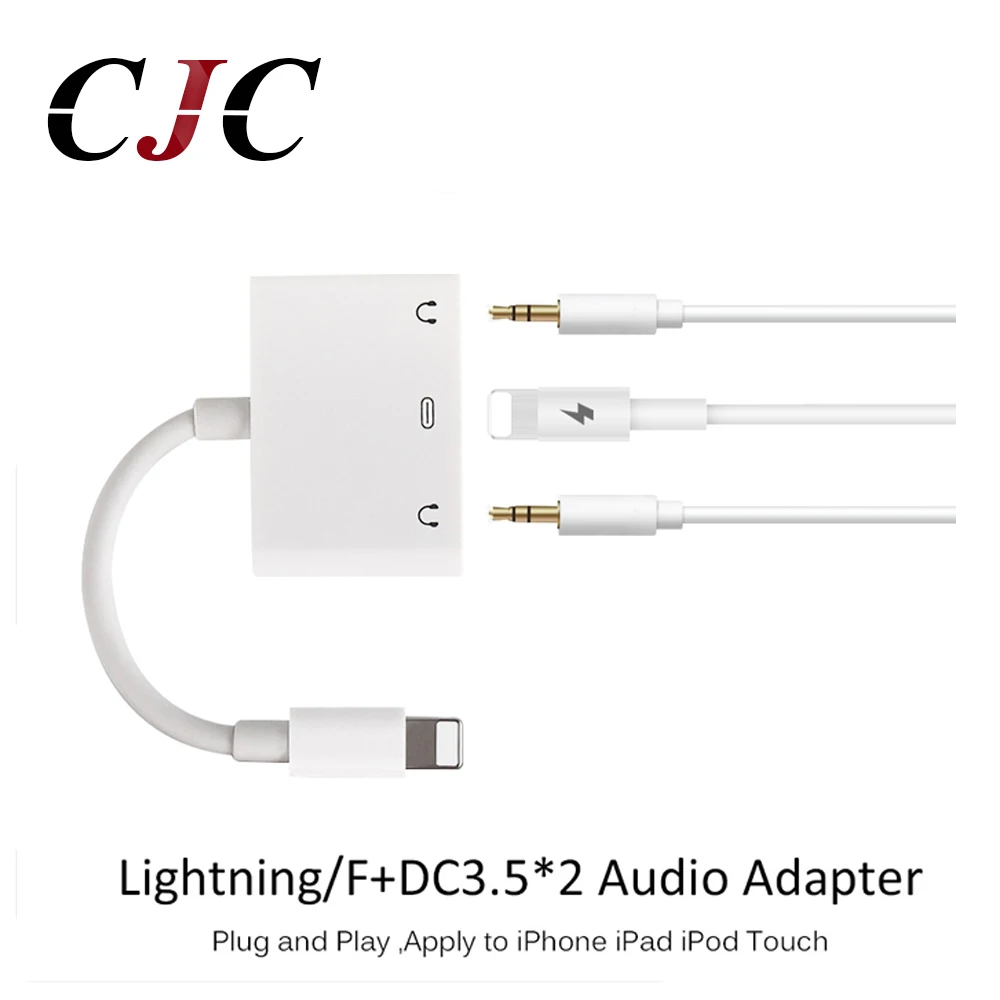 Для Lightning/F с DC3.5 * 2 аудио адаптер цифровой кабель для iphone 8 Plus 7 7s 6 5 iPad серии|digital