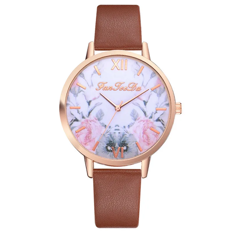 2018 Montre Femme Top Brand Luxury Women Watches leather band watch Analog Quartz Wrist Watch Clock relogio feminino J13#N (7)