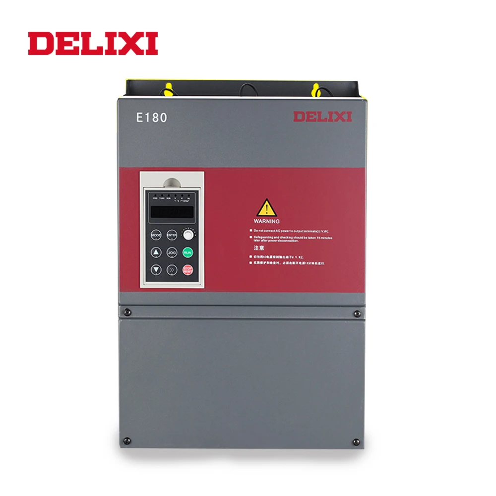 

DELIXI AC 380V 3.7KW 3 phase input 3phase output frequency inverter drives VFD for motor Speed Control 50HZ 60HZ DC converter
