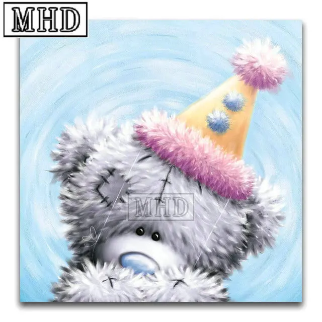 New 5D DIY Diamond Painting Blackboard Burger Pattern Square Full 