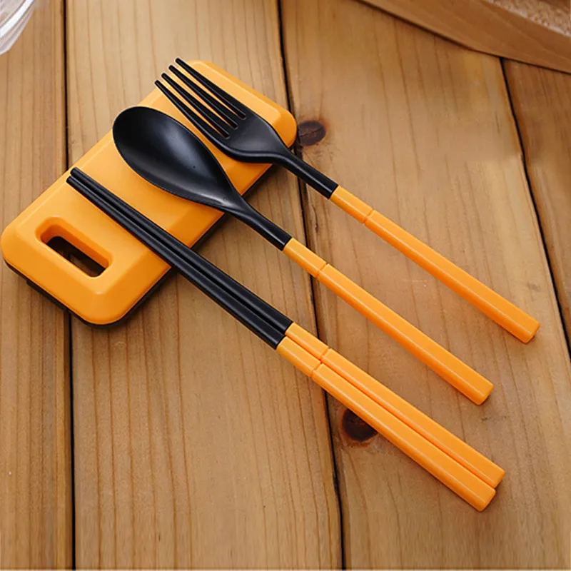 3 en 1 ABS plegable vajilla cubiertos tenedor palillos con caja de almacenamiento al aire libre kamp Camping de senderismo viajando de vajilla 3 en 1 ABS plegable vajilla cubiertos tenedor palillos con caja de almacenamiento al aire libre kamp Camping de senderismo viajando de vajilla