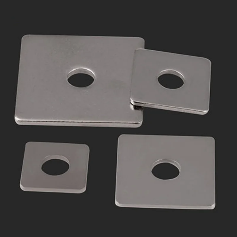 M6 M8 M10 304 Stainless Steel Quadrilateral Square Washer Thickness 1
