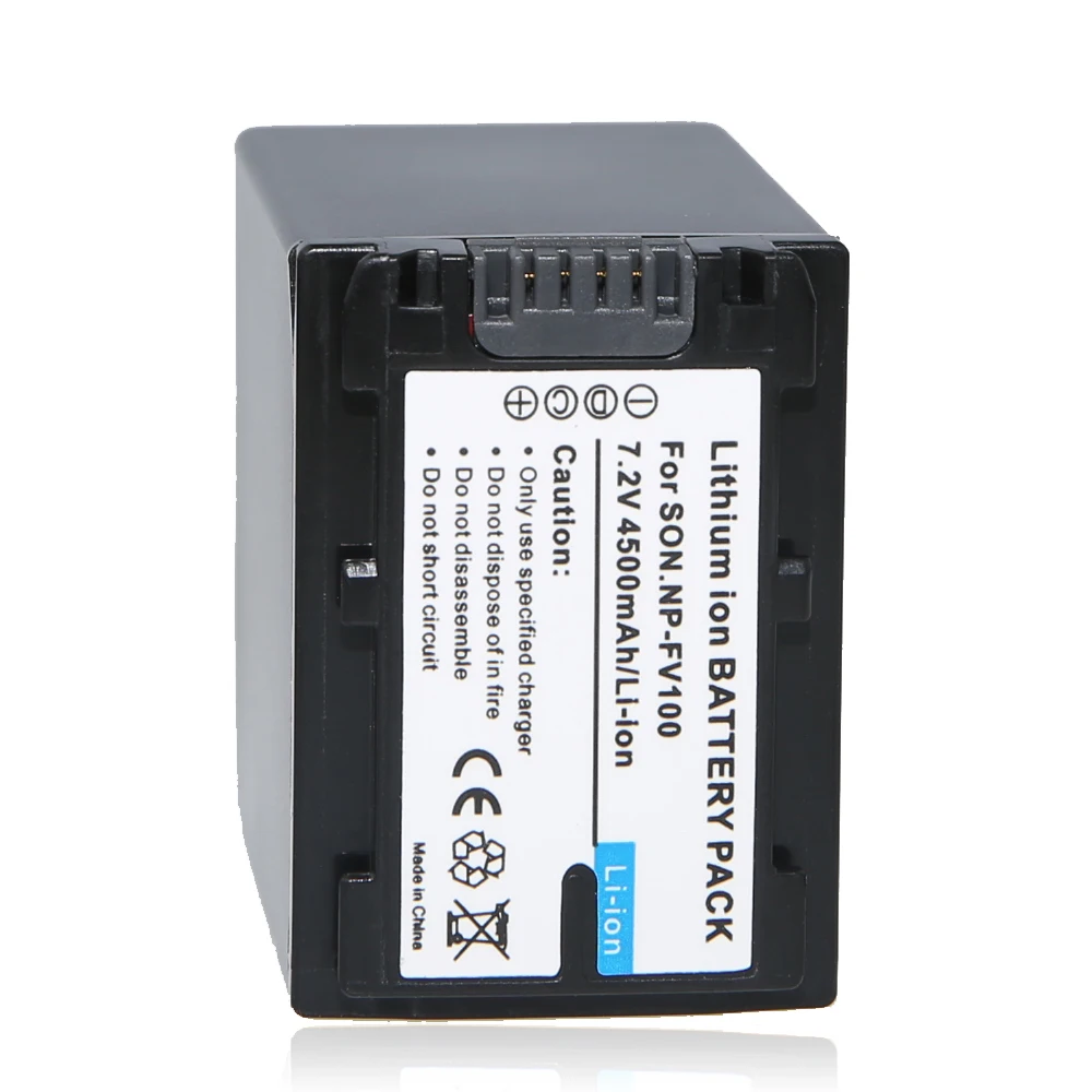 Расширенная батарея с декодированным аккумулятором NPFV100 FV100 4500 мАч 1 шт./партия